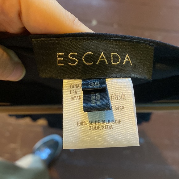 Designer ESCADA Chiffon Midi Ruffles Skirt - Picture 4 of 4